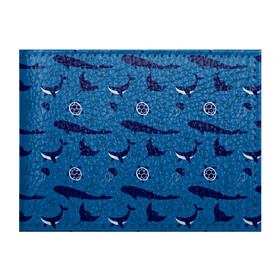 Обложка для студенческого билета с принтом Подводный мир в Петрозаводске, натуральная кожа | Размер: 11*8 см; Печать на всей внешней стороне | whale | акулы | кит | киты | медуза | медузы | море | морские | океан | паттерн | подводный | скаты | черепаха | черепахами