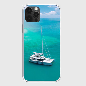 Чехол для iPhone 12 Pro Max с принтом ПАРУСНИК | SAILBOAT (Z) в Петрозаводске, Силикон |  | boat | sailboat | ship | ships | кораблик | кораблики | корабль | лагуна | лодка | лодочка | мореход | одинокая лодка | парус | парусник | судно | яхта | яхты