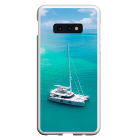 Чехол для Samsung S10E с принтом ПАРУСНИК | SAILBOAT (Z) в Петрозаводске, Силикон | Область печати: задняя сторона чехла, без боковых панелей | Тематика изображения на принте: boat | sailboat | ship | ships | кораблик | кораблики | корабль | лагуна | лодка | лодочка | мореход | одинокая лодка | парус | парусник | судно | яхта | яхты