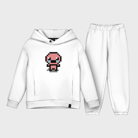 Детский костюм хлопок Oversize с принтом pixel isaac в Петрозаводске,  |  | character | cry | eyes | face | game | head | isaac | logo | pixel | sadness | tears | the binding of isaac | айзек | глаза | голова | грусть | жертвоприношение исаака | игра | лицо | лого | персонаж | пиксель | плачь | слезы