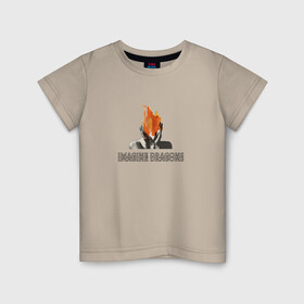 Детская футболка хлопок с принтом Imagine Dragons в Петрозаводске, 100% хлопок | круглый вырез горловины, полуприлегающий силуэт, длина до линии бедер | believer | dan reynolds | dragons | evolve | imagine | indie | pop | rock | имежин дрэгонс | инди | поп | рок