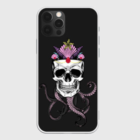 Чехол для iPhone 12 Pro Max с принтом Octo-Queen в Петрозаводске, Силикон |  | abyss | crown | depth | ocean | octopus | queen | sea | shell | skull | water | вода | глубина | королева | корона | море | океан | осьминог | пучина | ракушка | череп
