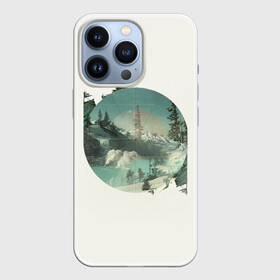 Чехол для iPhone 13 Pro с принтом Необычное окно в Петрозаводске,  |  | Тематика изображения на принте: мир | окно | отдых | природа | путешествие