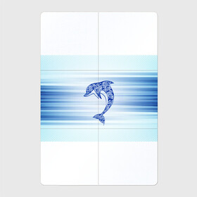 Магнитный плакат 2Х3 с принтом Дельфин в Петрозаводске, Полимерный материал с магнитным слоем | 6 деталей размером 9*9 см | cute | dolphin | два дельфина | дельфин | дельфин в море | дельфинами | милый | мир | подводный