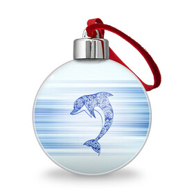 Ёлочный шар с принтом Дельфин в Петрозаводске, Пластик | Диаметр: 77 мм | Тематика изображения на принте: cute | dolphin | два дельфина | дельфин | дельфин в море | дельфинами | милый | мир | подводный