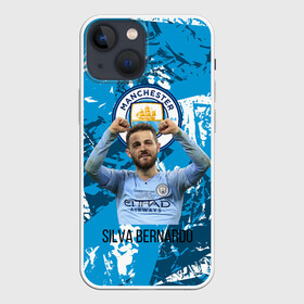 Чехол для iPhone 13 mini с принтом Silva Bernardo Манчестер Сити в Петрозаводске,  |  | manchester city | бернарду силва | манчестер сити | сборная португалии | футбол | футболист