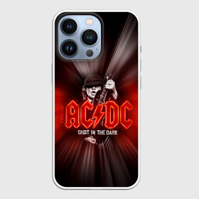 Чехол для iPhone 13 Pro с принтом AC DC: Angus Young в Петрозаводске,  |  | Тематика изображения на принте: ac | ac dc | ac|dc | angus young | dc. logo | hard | rock | ангус янг | логотип