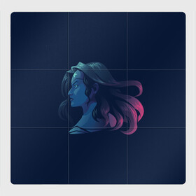 Магнитный плакат 3Х3 с принтом Амазонка в Петрозаводске, Полимерный материал с магнитным слоем | 9 деталей размером 9*9 см | Тематика изображения на принте: dc | амазонка | женщина | комиксы | чудо женщина