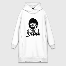 Платье-худи хлопок с принтом Dios Diego в Петрозаводске,  |  | argentina | maradona | messi | sport | аргентина | гол | диего | марадона | месси | мяч | рука бога | спорт | футбол | чемпион