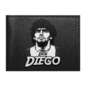 Обложка для студенческого билета с принтом Dios Diego в Петрозаводске, натуральная кожа | Размер: 11*8 см; Печать на всей внешней стороне | argentina | maradona | messi | sport | аргентина | гол | диего | марадона | месси | мяч | рука бога | спорт | футбол | чемпион