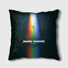 Подушка 3D с принтом Imagine Dragons Evolve в Петрозаводске, наволочка – 100% полиэстер, наполнитель – холлофайбер (легкий наполнитель, не вызывает аллергию). | состоит из подушки и наволочки. Наволочка на молнии, легко снимается для стирки | believer | dan reynolds | dragons | evolve | imagine | indie | pop | rock | имежин дрэгонс | инди | поп | рок