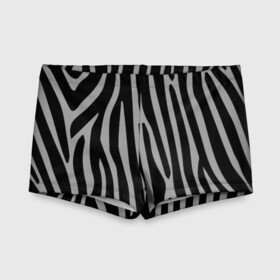 Детские купальные плавки 3D с принтом Zebra Camouflage в Петрозаводске, Полиэстер 85%, Спандекс 15% | Слитный крой, подклад по переду изделия, узкие бретели | animal | blackandwhite | camouflage | stripes | zebra