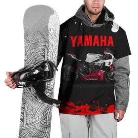 Накидка на куртку 3D с принтом YAMAHA [004] в Петрозаводске, 100% полиэстер |  | Тематика изображения на принте: moto | yamaha | мотоцикл | ямана | ямаха