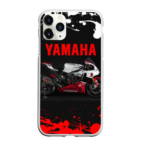 Чехол для iPhone 11 Pro матовый с принтом YAMAHA [004] в Петрозаводске, Силикон |  | moto | yamaha | мотоцикл | ямана | ямаха