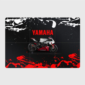 Магнитный плакат 3Х2 с принтом YAMAHA [004] в Петрозаводске, Полимерный материал с магнитным слоем | 6 деталей размером 9*9 см | Тематика изображения на принте: moto | yamaha | мотоцикл | ямана | ямаха