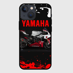 Чехол для iPhone 13 mini с принтом YAMAHA [004] в Петрозаводске,  |  | Тематика изображения на принте: moto | yamaha | мотоцикл | ямана | ямаха