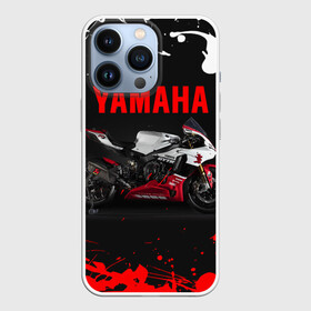 Чехол для iPhone 13 Pro с принтом YAMAHA [004] в Петрозаводске,  |  | Тематика изображения на принте: moto | yamaha | мотоцикл | ямана | ямаха