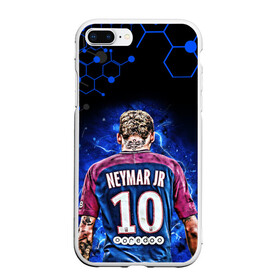 Чехол для iPhone 7Plus/8 Plus матовый с принтом НЕЙМАР / NEYMAR JR / НЕОН в Петрозаводске, Силикон | Область печати: задняя сторона чехла, без боковых панелей | Тематика изображения на принте: football | neymar | paris saint germain football club | sport | uefa | неймар | неймар да силва сантос жуниор | пари сен жермен | псж | сборная бразилии | спорт | уефа. | футбол