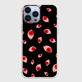 Чехол для iPhone 13 Pro Max с принтом Взгляд тьмы в Петрозаводске,  |  | anime | dark | death | eyes | halloween | hellsing | horror | japan style | monster | red | vampire | аниме | вампир | взгляд | глаза | глазки аниме | гомункул | зрачки | красные глаза | монстры | паттерн | темный | тьма | узор | хеллсинг