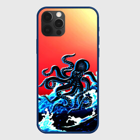 Чехол для iPhone 12 Pro с принтом Кракен в Море | Градиент в Петрозаводске, силикон | область печати: задняя сторона чехла, без боковых панелей | animal | beast | fade | kraken | monster | moon | ocean | octopus | sea | water | waves | вода | волны | градиент | животные | звери | кракен | луна | монстр | море | океан | осьминог | рыбы | щупальца
