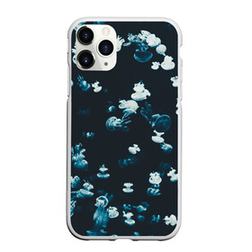 Чехол для iPhone 11 Pro матовый с принтом Медузы в Петрозаводске, Силикон |  | Тематика изображения на принте: medusa | животные | медузы | мир | подводный | рыбы | щупальца