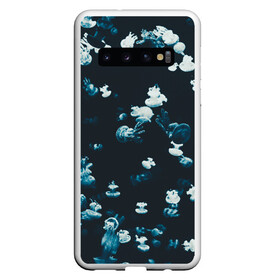 Чехол для Samsung Galaxy S10 с принтом Медузы в Петрозаводске, Силикон | Область печати: задняя сторона чехла, без боковых панелей | Тематика изображения на принте: medusa | животные | медузы | мир | подводный | рыбы | щупальца