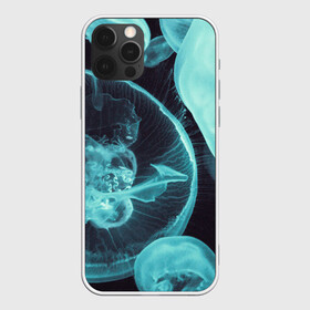 Чехол для iPhone 12 Pro Max с принтом Медуза в Петрозаводске, Силикон |  | Тематика изображения на принте: medusa | животные | медузы | мир | подводный | рыбы | щупальца