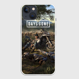 Чехол для iPhone 13 с принтом Days gone Дикон и толпа фриков в Петрозаводске,  |  | action | animals | days gone | deacon | gamer | games | nextgen | pandemic | pc | player | playstation | ps 5 | steam | top | valve | weapon | xbox | zombie | валв | видео игры | животные | жизнь после | зомби | игрок | иксбокс | некстген | оружи