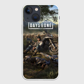 Чехол для iPhone 13 mini с принтом Days gone Дикон и толпа фриков в Петрозаводске,  |  | action | animals | days gone | deacon | gamer | games | nextgen | pandemic | pc | player | playstation | ps 5 | steam | top | valve | weapon | xbox | zombie | валв | видео игры | животные | жизнь после | зомби | игрок | иксбокс | некстген | оружи