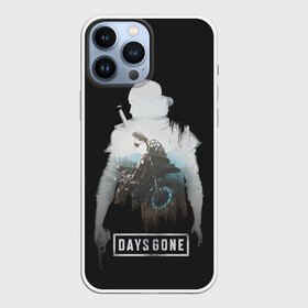 Чехол для iPhone 13 Pro Max с принтом Days gone силуэт Дикона в Петрозаводске,  |  | Тематика изображения на принте: action | animals | days gone | deacon | gamer | games | nextgen | pandemic | pc | player | playstation | ps 5 | steam | top | valve | weapon | xbox | zombie | валв | видео игры | животные | жизнь после | зомби | игрок | иксбокс | некстген | оружи