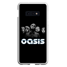 Чехол для Samsung S10E с принтом OASIS в Петрозаводске, Силикон | Область печати: задняя сторона чехла, без боковых панелей | группы | музыка | оазис | рок