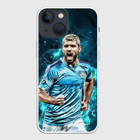 Чехол для iPhone 13 mini с принтом Серхио Агуэро в Петрозаводске,  |  | sergio aguero | аргентина | манчестер | манчестер сити | фк | футбол | футбольный клуб