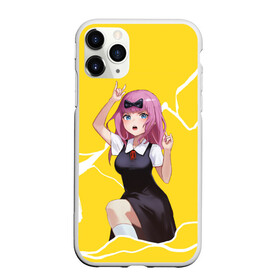 Чехол для iPhone 11 Pro Max матовый с принтом Chika Chika в Петрозаводске, Силикон |  | anime | chika | chika fujiwara | kaguya | kaguya shinomiya | love | love detective | love is war | miyuki | shinomiya | аниме | анимэ | кагуя | любовь | любовь   это война | чика