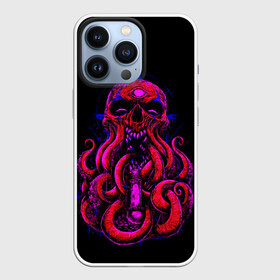 Чехол для iPhone 13 Pro с принтом Череп Осьминог | Octopus Skull в Петрозаводске,  |  | animal | beast | kraken | monster | ocean | octopus | sea | skull | water | waves | вода | животные | звери | кракен | монстр | море | океан | осьминог | рыбы | череп | щупальца