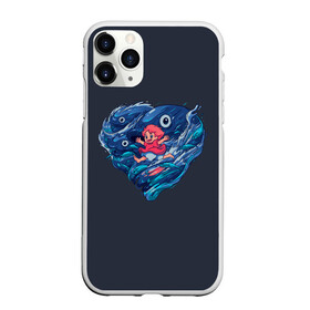 Чехол для iPhone 11 Pro матовый с принтом Ocean heart. Totoro в Петрозаводске, Силикон |  | Тематика изображения на принте: catbus | fish | heart | kanta | kusakabe | mei | ocean | ogaki | satsuki | surf | susuvatari | tatsuo | totoro | water | waves | yasuko | вода | волны | канта | котобус | кусакабэ | море | мэй | огаки | океан | прибой | рыба | сацуки | сердце | сусуватари