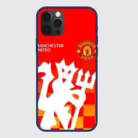 Чехол для iPhone 12 Pro с принтом MANCHESTER UNITED / ДЬЯВОЛ в Петрозаводске, силикон | область печати: задняя сторона чехла, без боковых панелей | Тематика изображения на принте: fire. | football | manchester united football club | sport | uefa | английская премьер лига | дьявол | лига финал | манчестер юнайтед | матч | огонь | спорт | уефа | финал | футбол