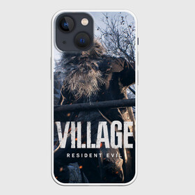 Чехол для iPhone 13 mini с принтом RESIDENT EVIL VILLAGE в Петрозаводске,  |  | Тематика изображения на принте: resident evil | resident evil 8 village | village | вампиры | димитреску | леди | резидент | эвил