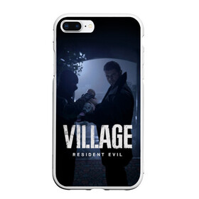 Чехол для iPhone 7Plus/8 Plus матовый с принтом RESIDENT EVIL VILLAGE в Петрозаводске, Силикон | Область печати: задняя сторона чехла, без боковых панелей | resident evil | resident evil 8 village | village | вампиры | димитреску | леди | резидент | эвил