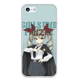 Чехол для iPhone 5/5S матовый с принтом Girls und Panzer в Петрозаводске, Силикон | Область печати: задняя сторона чехла, без боковых панелей | darjeeling | girls und panzer | girls und panzer правда | дарджилинг | девочки и танки | девушки и танки | катюша | нисидзуми михо | правда | танки