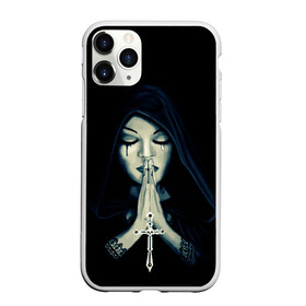 Чехол для iPhone 11 Pro Max матовый с принтом Монашка с крестом в Петрозаводске, Силикон |  | анархия | крест | крест и монашка | крест череп | крестик | манархия | манашка | молитва | молится | монашка | монашка и крест | монашка с крестиком | монашка с крестом | монашки | с крестом | череп