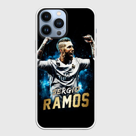 Чехол для iPhone 13 Pro Max с принтом Серхио Рамос, Реал Мадрид в Петрозаводске,  |  | sergio ramos | sr4 | номер 4 | реал мадрид | сборная испании | серхио рамос | футбол | футболист