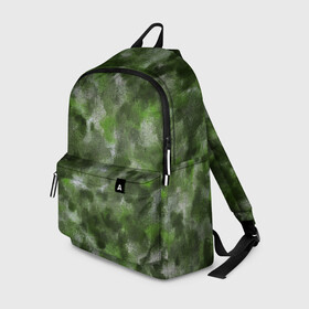 Рюкзак 3D с принтом Canvas Green Camo в Петрозаводске, 100% полиэстер | лямки с регулируемой длиной, сверху петелька, чтобы рюкзак можно было повесить на вешалку. Основное отделение закрывается на молнию, как и внешний карман. Внутри два дополнительных кармана, один из которых закрывается на молнию. По бокам два дополнительных кармашка | abstraction | camouflage | canvas | green | камуфляж