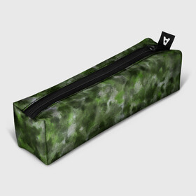 Пенал школьный 3D с принтом Canvas Green Camo в Петрозаводске, 100% полиэстер | плотная ткань, застежка на молнии | Тематика изображения на принте: abstraction | camouflage | canvas | green | камуфляж