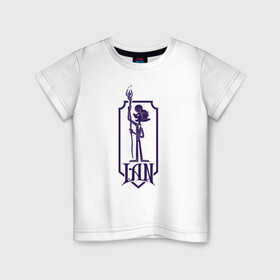 Детская футболка хлопок с принтом Айан в Петрозаводске, 100% хлопок | круглый вырез горловины, полуприлегающий силуэт, длина до линии бедер | Тематика изображения на принте: disney | ian | ian lightfoot | onward | pixar | vdzabma | айан | айан лайтфут | вперёд | дисней | пиксар
