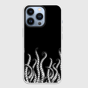 Чехол для iPhone 13 Pro с принтом Octopus Щупальца в Петрозаводске,  |  | animal | beast | kraken | ocean | octopus | sea | ship | water | вода | животные | звери | корабль | кракен | море | океан | осьминог | рыбы | чб | щупальца