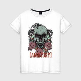 Женская футболка хлопок с принтом Amatory в Петрозаводске, 100% хлопок | прямой крой, круглый вырез горловины, длина до линии бедер, слегка спущенное плечо | 2007 | alternative | metal | metalcore | rock | аматори | метал | рок | эмо