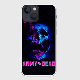 Чехол для iPhone 13 mini с принтом Армия мертвецов череп и кинжал в Петрозаводске,  |  | army of the dead | money | neon | netflix | star | walking dead | zombie | актер | алмазы | армия мертвецов | деньги | доллары | дракс | дэйв батиста | звезда | зомби | казино | кости | кровь | лас вегас | монеты | неон | нетфликс