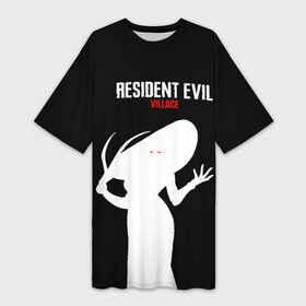 Платье-футболка 3D с принтом RESIDENT EVIL: VILLAGE в Петрозаводске,  |  | dimitrescu | evil | resident | village | димитреску | зла | ивел | обитель | резидент