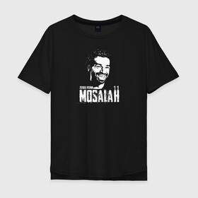 Мужская футболка хлопок Oversize с принтом Zizioss Design MOSALAH 11 в Петрозаводске, 100% хлопок | свободный крой, круглый ворот, “спинка” длиннее передней части | basel | champion | chelsea | fifa | lfc | liverpool | mo salah | mohamed salah | mokawloon | roma | soccer | uefa | базель | египет | ливерпуль | лига чемпионов | лфк | мокавлун | мохаммед салах | рома | уефа | фифа | футбол