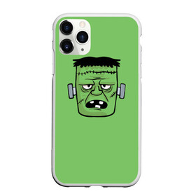 Чехол для iPhone 11 Pro матовый с принтом Зеленый Франкенштейн в Петрозаводске, Силикон |  | зеленый | монстр | фильмы | франкенштейн | чудовище | шрек